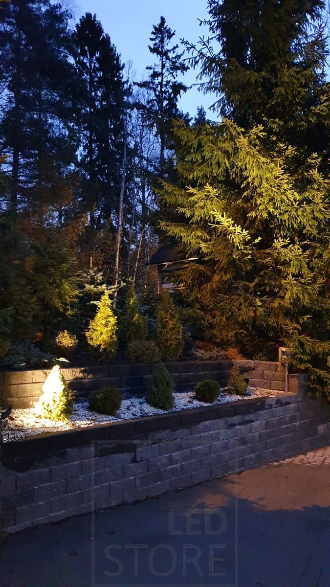 Logotyp för LED-belysningsbutik med texten "LED STORE" i fetstil på vit bakgrund, som lyfter fram energieffektiva belysningslösningar.