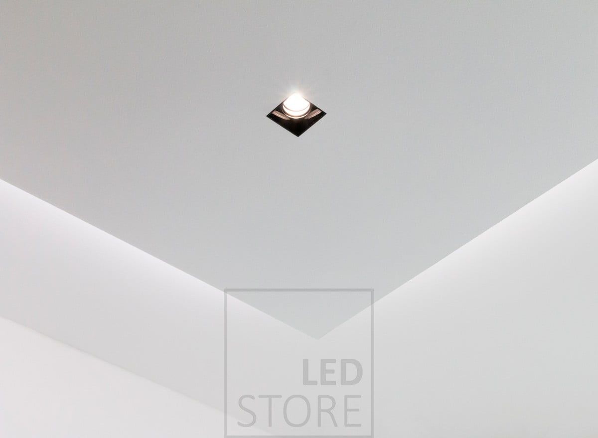 Led PIILO spot är en putsad armatur som skapar ett arkitektoniskt och hotellliknande utseende. Ledstore.fi