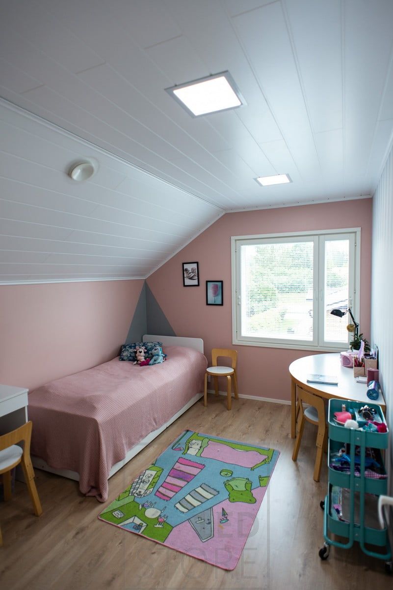 Färgtemperaturstyrd belysning kan också justeras till precis rätt nivå för att återge färgerna i interiören som önskat. Ledstore.fi