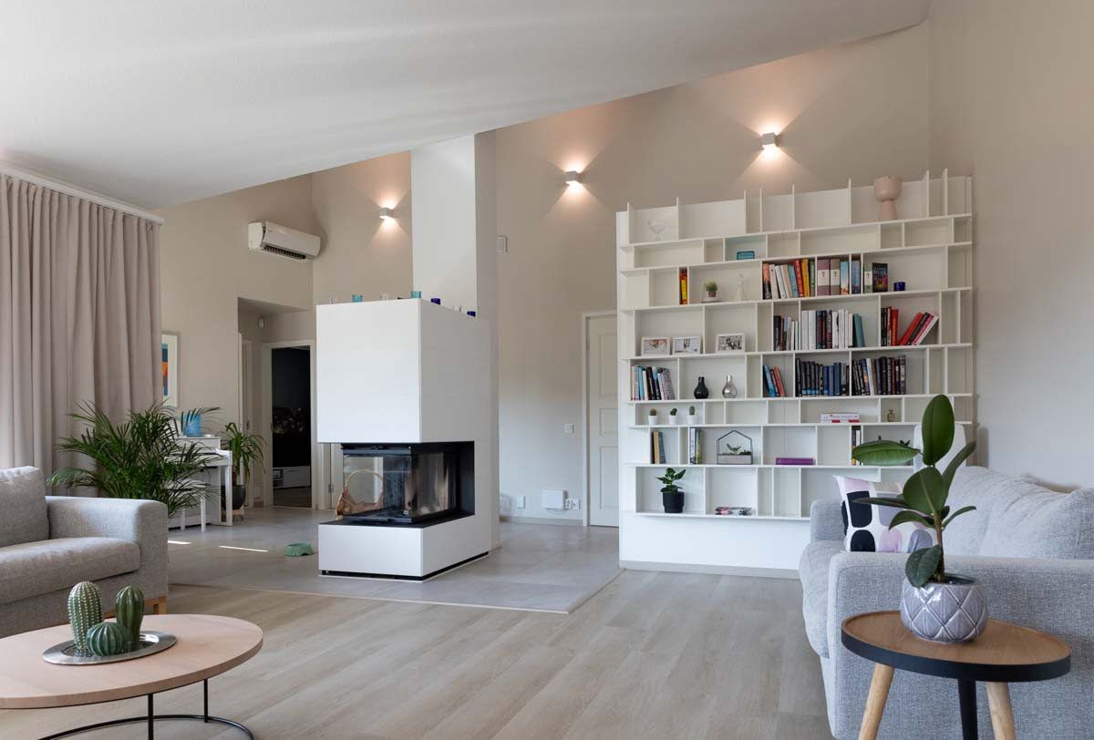 En grön bakgrund med en vit fyrkant med texten "LED STORE" belyser den energieffektiva belysningsrörelsen.
