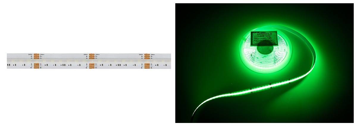 COB RGB led-ljusband är prickfritt