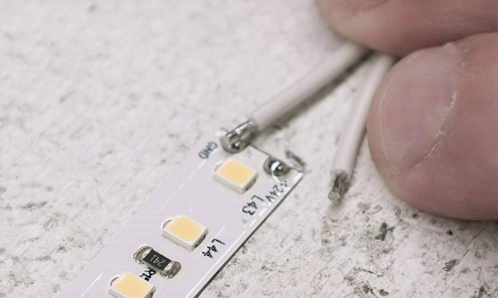 Lödning av ledband och ledtråd