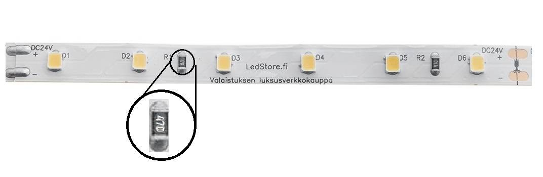 Ledlist IC-krets varför en ledtransformator kan drivas med likspänning