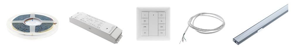 Produkter för installation av led-lister