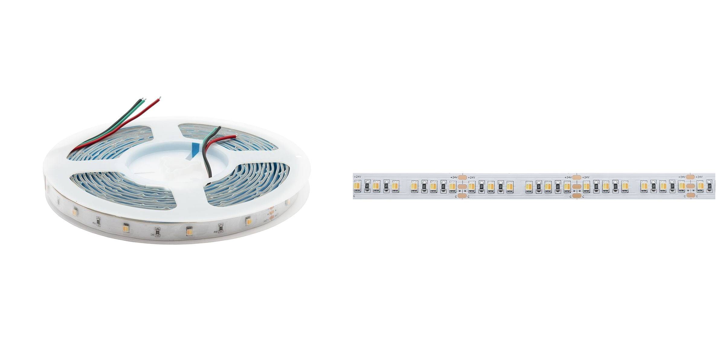 Traditionellt SMD-band på nära håll, dots-free led-band skiljer sig avgörande från detta