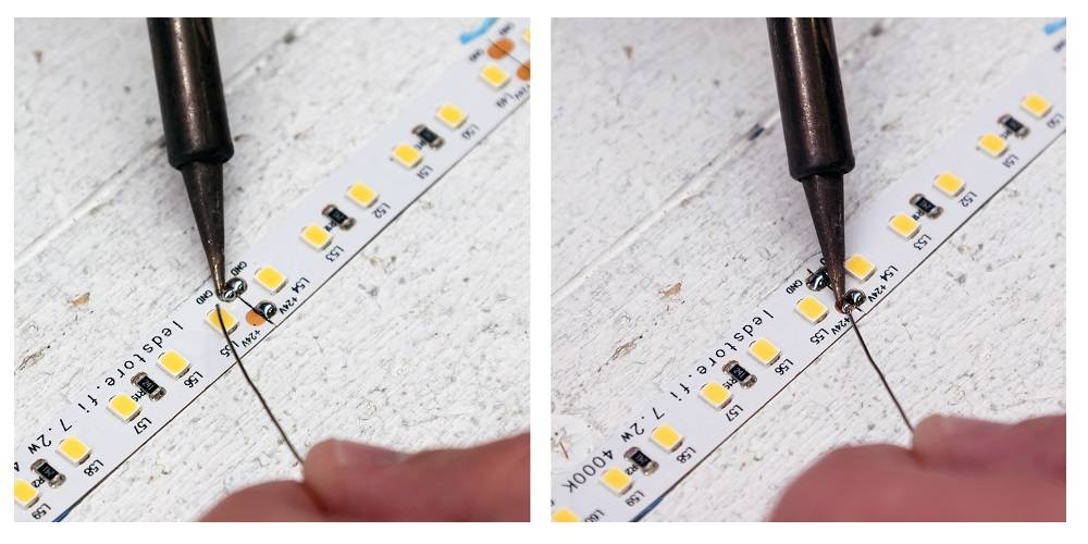 Lödning av ledband