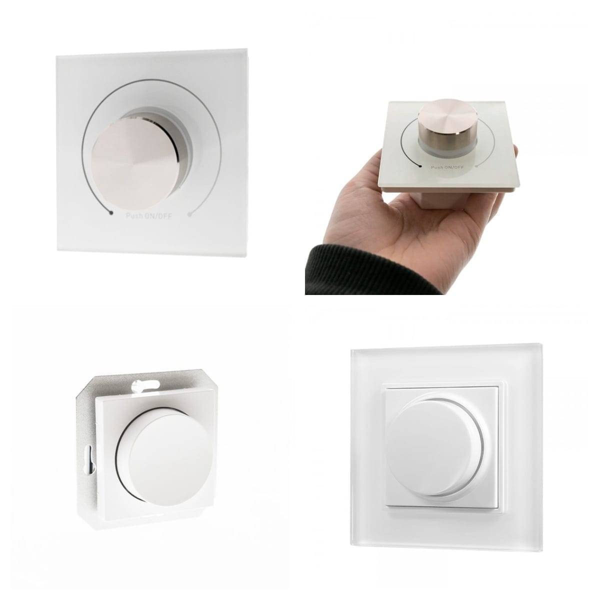 trådlös styrning En nätdriven dimmer som ansluts till en trådlös dimmer.