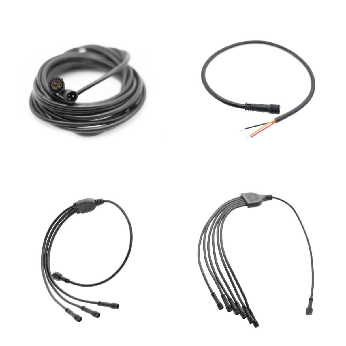 Zigbee-installation av färgtemperaturstyrda kablage och patchkablar.