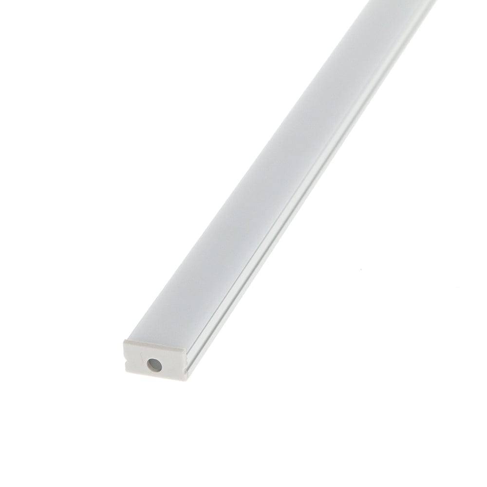 LedStore aluminiumprofil låg, utanpåliggande