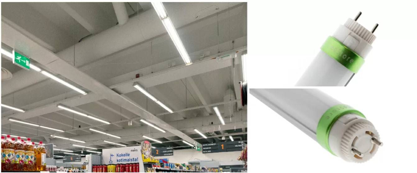 lysrör bör ersättas med led-lysrör