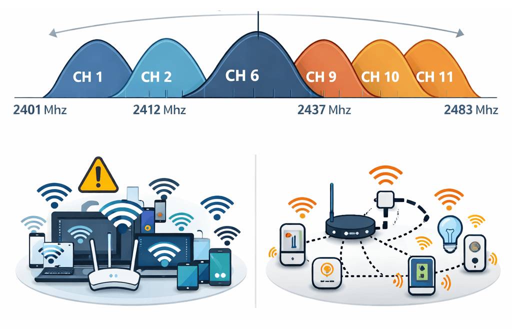 Överbelastning av Wi-Fi-nätverk kan störa smart belysning, men Zigbee möjliggör en framtid med oavbruten LED-belysning.