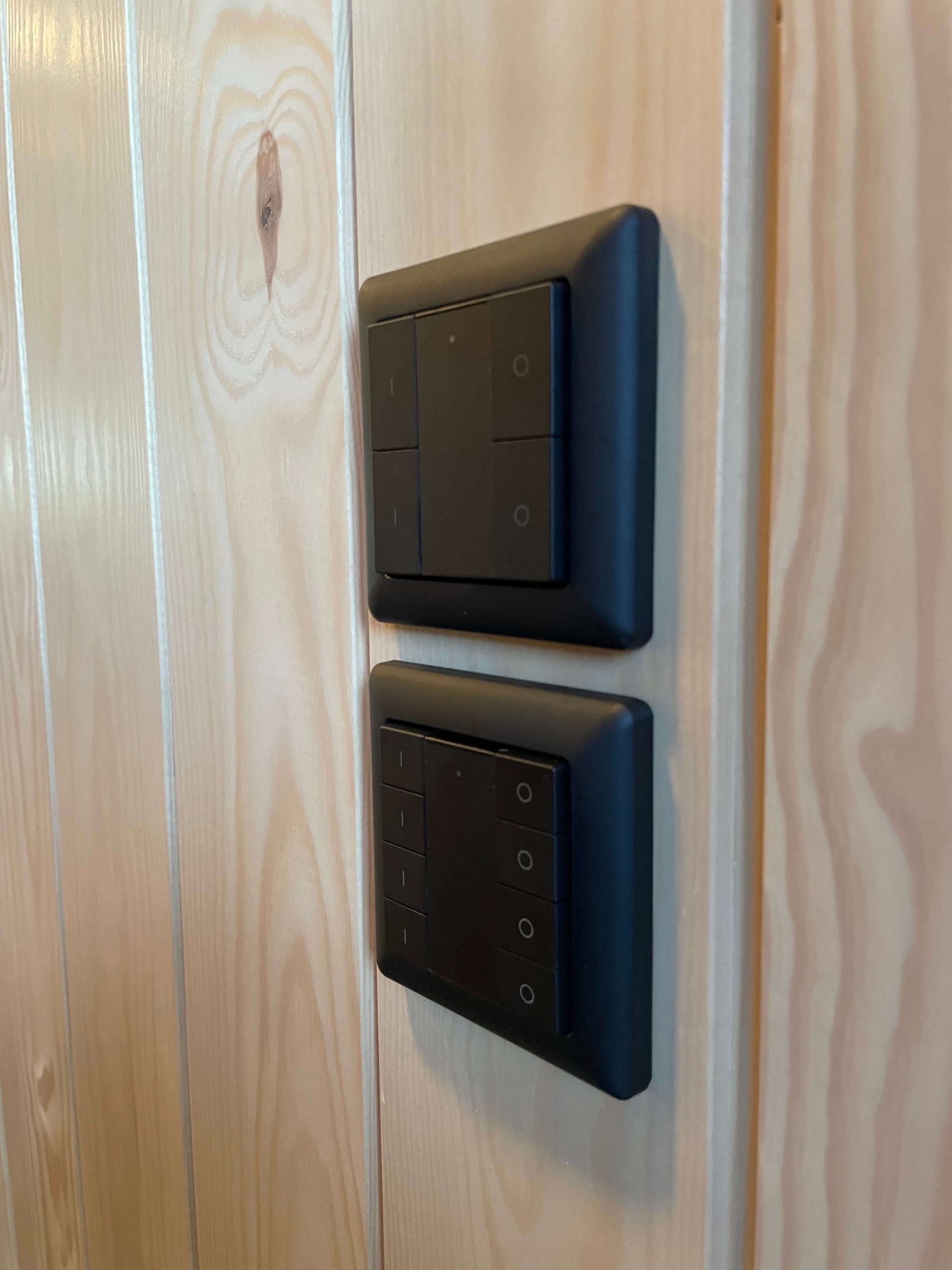 Trådlösa Zigbee-knappar.