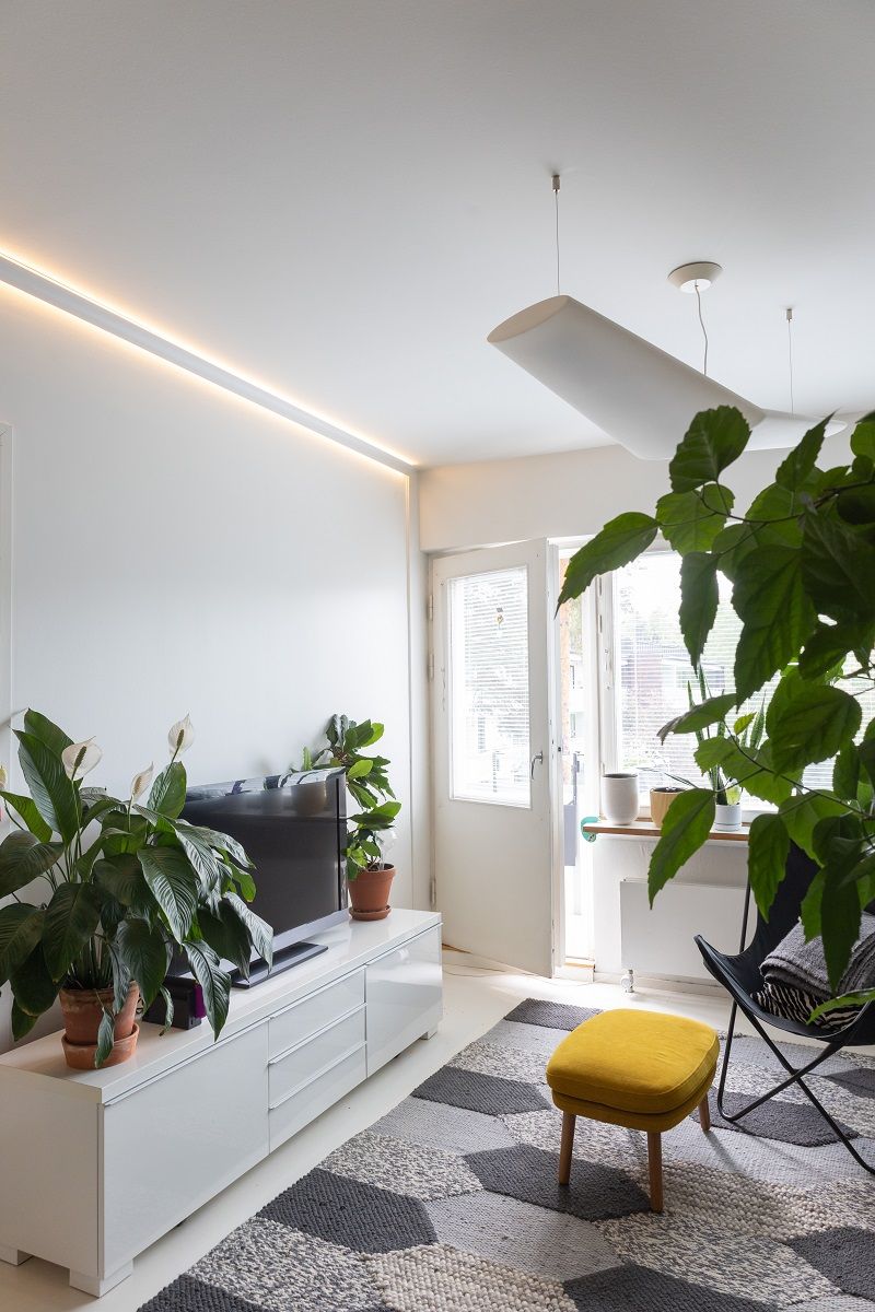 RGB+CCT-ledskenan ger inte bara färger utan även olika färgtemperaturer för vitt ljus.